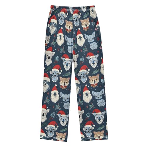 Christmas Pajama Pants Christmas Animal Dog Long Sleep Pants Lounge Bottoms2