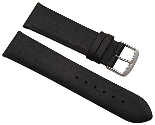 Cinturino Orologio In Pelle Di Vitello 22 Mm | Colore Marrone Con Fibbia Oro | Fatto In Germania | MJ-Design-Germany Con Istruzioni