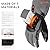 SAVIOR HEAT Heated Gloves for Men Heated Ski Gloves 10h Warm 7.4V 3000mAh Battery Thick Lining Waterproof Goatskin Palm Anti Loss Lanyard Outdoor Skiing Snowboarding for Winter (Grey, Medium)