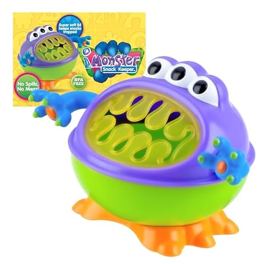 Nuby 3-D Monster Snack Keeper