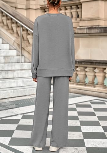 BTFBM Women Fall Fashion 2025 2 Piece Outfits Sweatsuit Set Jogger Sweatpants Matching Lounge Sets Airport Tracksuit