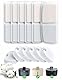 6 Stück Wasserfilter Kartuschen+6 Stück Wasserpumpenschwämme für Katzenbrunnen, Ersatz für FN-W07 Kabelloser Trinkbrunnen für Katzen, Filterkartuschen, Aktivkohlefilter Kompatibel Katzenbrunnen