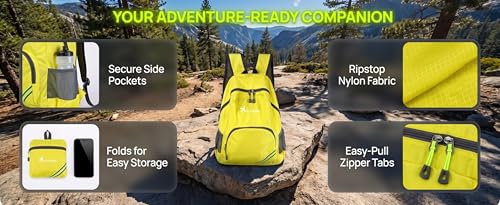 Mochila plegable deportiva para senderismo impermeable miniatura 7