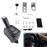 VVORHSBELL USB-Lkw-Simulator-Schalthebel Kompatibel mit Euro Truck Simulator 2 (ETS2) American Truck Simulator (ATS), PC Ersetzt den Schalthebel LHD Kompatibel mit Volvo Truck FH12 FH13 iSHIFT Games