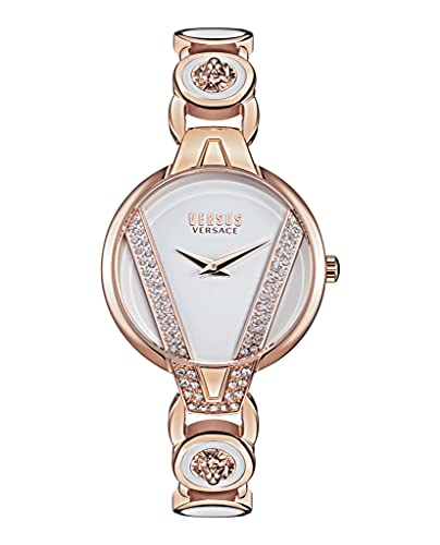 Versus Versace Womens Saint Germain IP Rose Gold 32mm Bracelet Fashion Watch