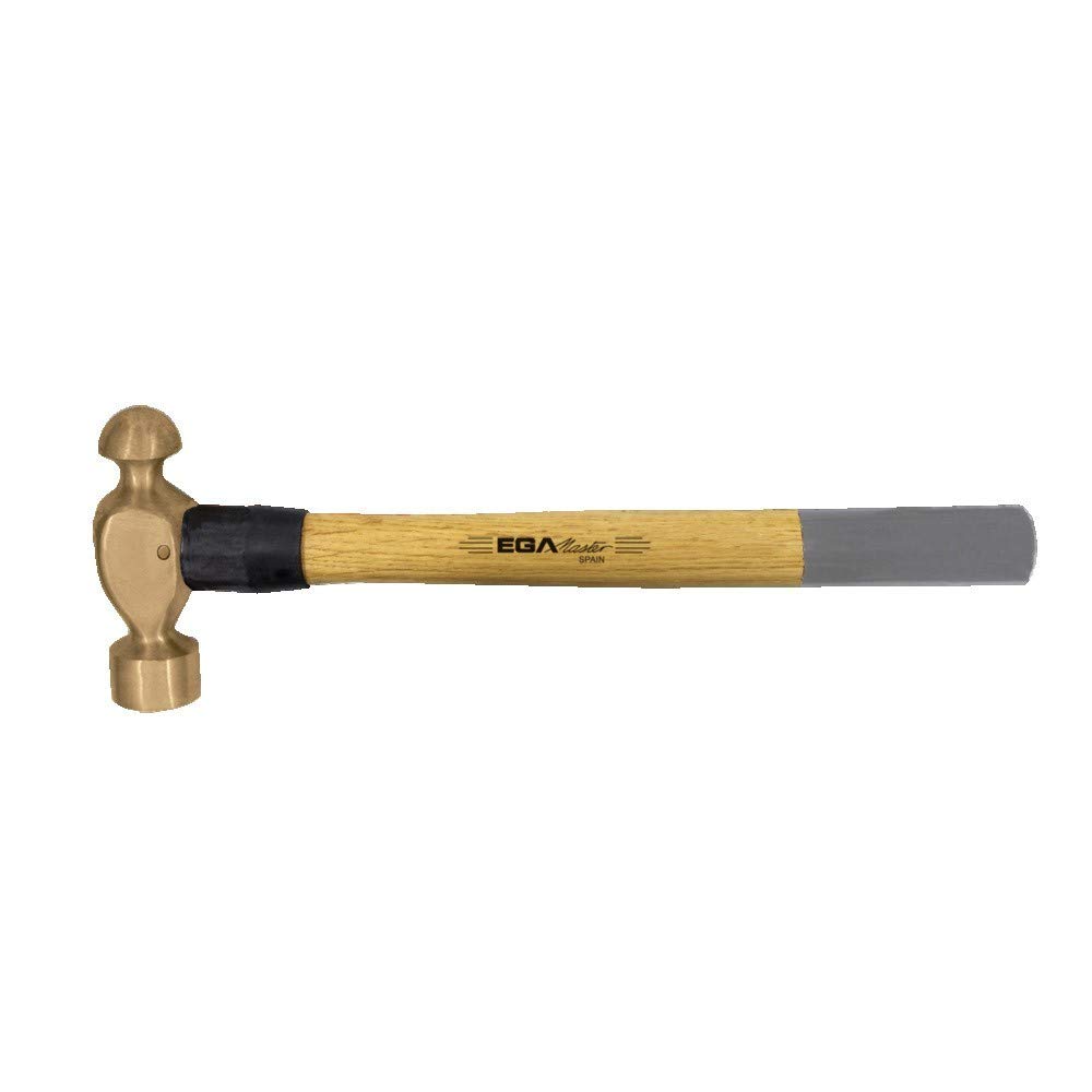MARTILLO DE BOLA 230 GR. MANGO HICKORY ANTICHISPA LATON