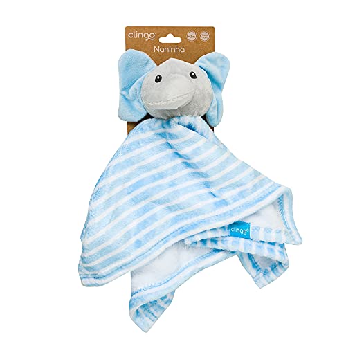 Naninha Elefante Listra Azul, Clingo, Azul