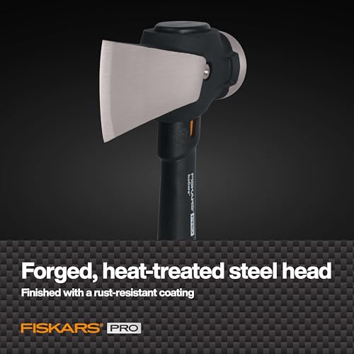 Image of Fiskars Pro IsoCore Splitting Maul, 14 inch Wood Splitter Axe, 2.5 lb (Pack of 2)