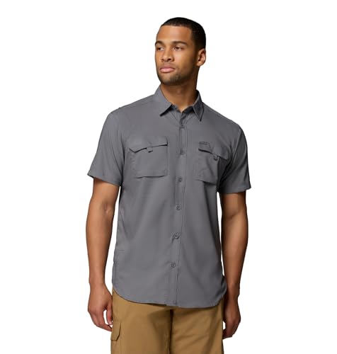 Columbia Mens Silver Ridge Utility II Short Sleeve City Grey Small