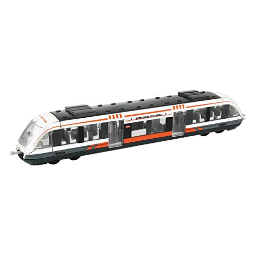 Preisvergleich Produktbild kowaku Druckgusszug Hochgeschwindigkeits Hochgeschwindigkeitszug Express Pullback Metal U Bahn Modell - Weiß