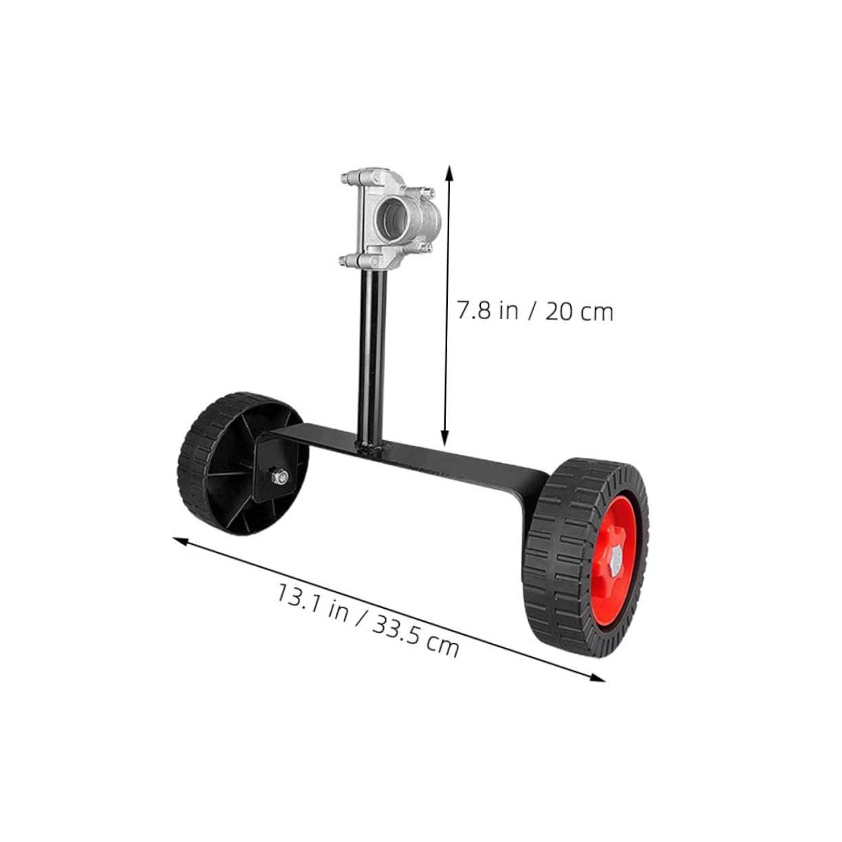 ibasenice 2piezas Kit De Ruedas Giratorias Para Herramienta De Jardinería Accesorio Para Ruedas Para Recortadora
