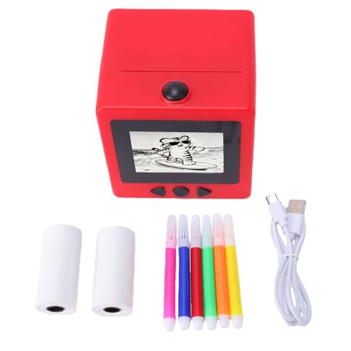 Image of FTVOGUE Smart AI Voice Sticker Printer Mini Thermal Sticker Maker Inkless Portable Label Maker with 2.4in HD Screen and WiFi for Home Office School DIY Crafts Notes