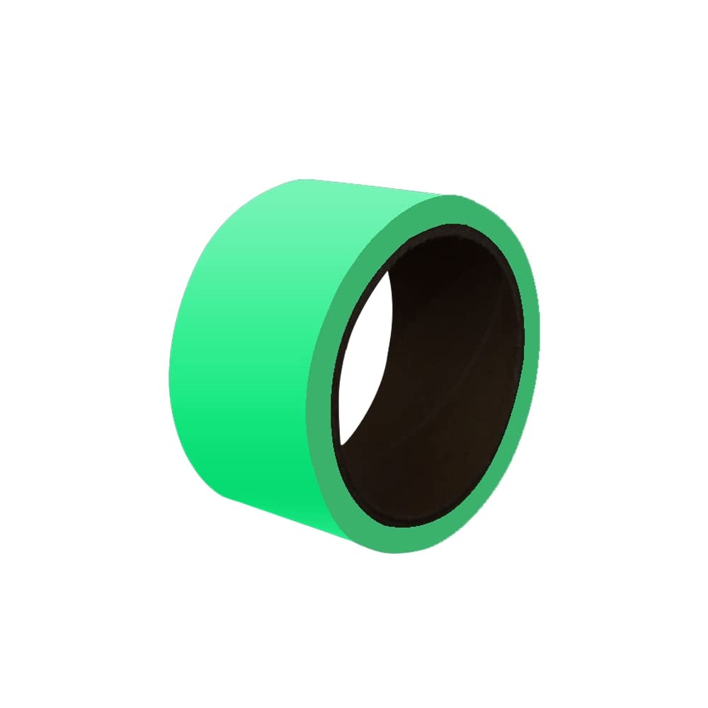 SagaSave 1 Pcs Fluorescent Tape Self-Adhesive Waterproof Glow in The Dark Stickers for Night Decorations Stairs Walls and Exit Sign Easy to Use
