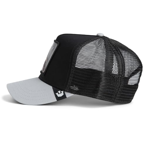 Boné de caminhoneiro Goorin The Fly Bat preto, tamanho único, unissex