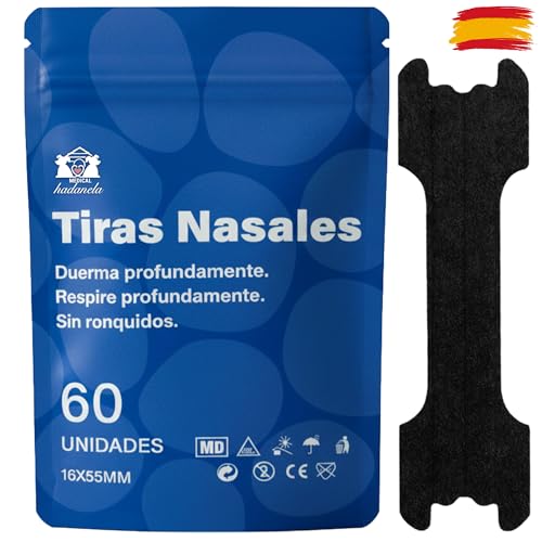 Tiras Nasales Deportivas Antirronquidos, Mejora la Oxigenacion y la Respiracion, Alivia la Congestion Nasal. (16x55)