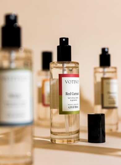 Votivo Red Currant 4.3 oz Room & Linen Spray | Scented Air Freshener for Linens & Living Areas | Premium Long Lasting Fragrance - Image 6