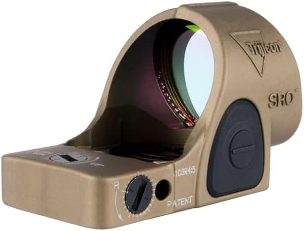 OPMOD Trijicon SRO Sight Adjustable LED 1.0 MOA Red Dot, Coyote Brown, 2500021