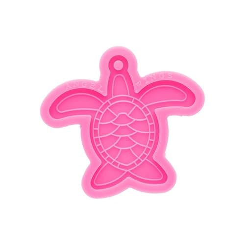 Shiny Tortoise Making Keychain Mold, Tortoise Animal Resin Silicone Molds,Sea Turtle Resin Keychain Molds For Diy Jewelry Decoration Resin Casting Epoxy ​Car Pendant Supplies #TOP7