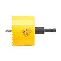 Vista 11 de Starrett HSS BI-Metal, Sierra perforadora de corte profundo con eje, 3/4 pulg - 19 mm diámetro