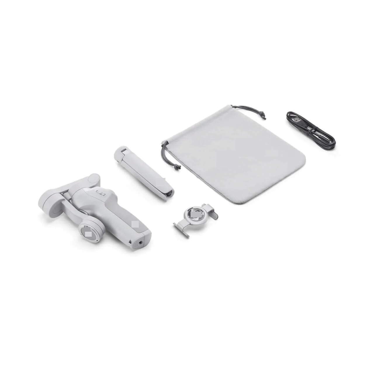 Estabilizador de 3 Ejes para teléfono dji Osmo Mobile 6, estabilizador Vlogs portátil y Plegable, Color Gris Platino