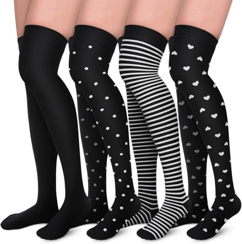 Image of Compression Socks for Women & Men(1 /3 /7 /8 PACK) - Best for Running,Medical,Nurse,Travel,Cycling-20-30mmHg