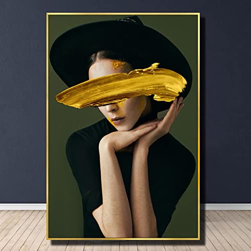 Peinture sexy beaute impression sur toile haut de gamme 50x70