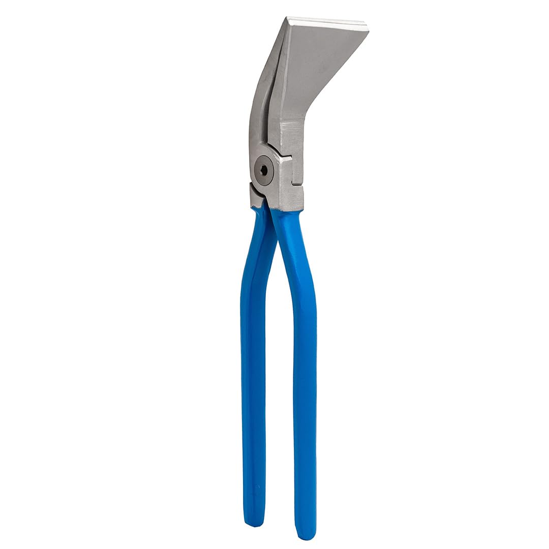 Alicates de pliegue curvados 45° Alu-K de chapa con 60 mm de ancho para trabajos de cubiertas
