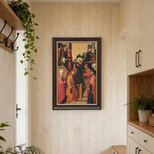 Impression toile Vierge Marie Temple Jérusalem Holbein tableau - 6