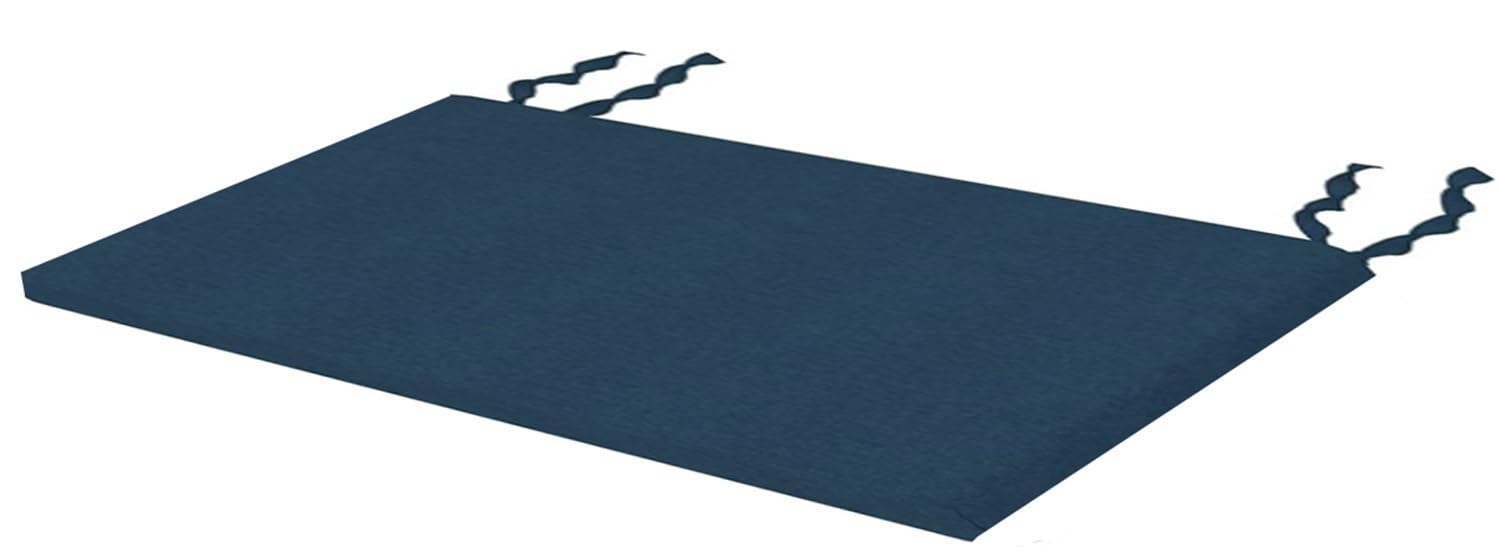 Outdoor & Indoor Bankkissen 120x40 cm, Bezug waschbar, rutschfeste Unterseite, bequemes Sitzkissen für Garten, Terrasse, Sofa, erhältlich in Blau & weiteren Größen