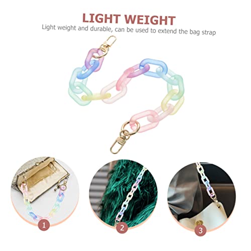 BESTOYARD 4 Unidades De Corrente De Bolsa Alça De Bolsa De Acrílico Alça De Bolsa Alça De Bolsa De C