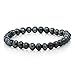 Gem Stone King Set Of 5 Multicolor Cultured Freshwater Pearl Stretch Bracelets 7.5 Inch