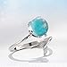 Mengmen Anillo de Mujer Anillo de Cristal de Anillos Abiertos Ajustables Tamaño de Curva de de La Boda Imagen de Mengmen Anillo de Mujer Anillo de Cristal de Anillos Abiertos Ajustables Tamaño de Curva de de La Boda