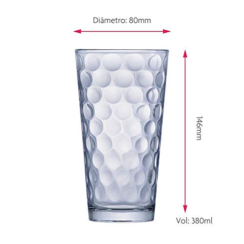 Copo de Água Suco Bubbles To Go Tampa e Canudo 415ml 4 Pcs