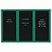 Aarco Products OADC4872-3G 3-Door Outdoor Enclosed Directory Cabinet - Green