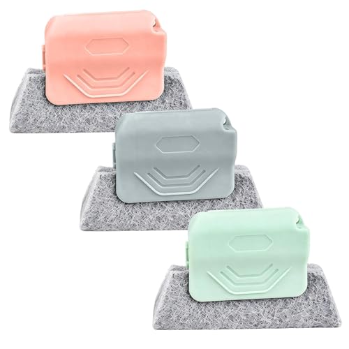 Magic Window Track Cleaner 2025 Upgraded Window Groove Cleaning Brush Tools Set Handheld Window Track Cleaner Brushe Tools for Window lides Gaps Tile Lines Shutter Car Vents (Mix 3Pcs)