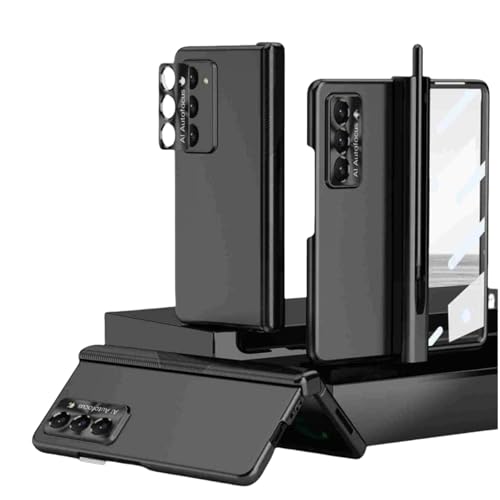 Coque Samsung Z Fold 5 avec charnière noire protectrice et béquille