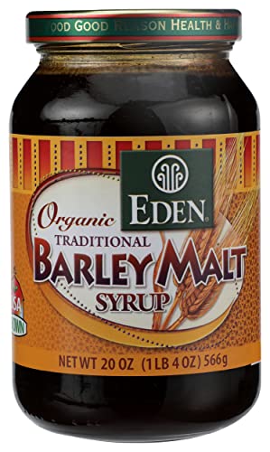 Eden Foods Organic Traditional Barley Malt Syrup, Kosher, 20...