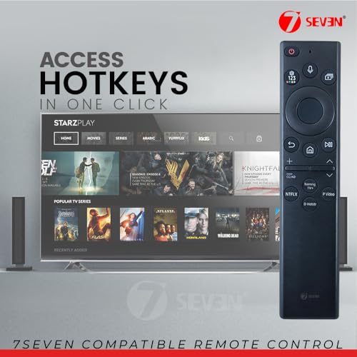 Image of 7SEVEN Compatible with Samsung Tv Bluetooth Voice Remote BN59-01385H BN59-01386H BN59-01391H Model Suitable for Q60 70 80 85 90 95B QN700 800 900B LS01 03B BU8000 BU8570 TV Series - Pairing Must