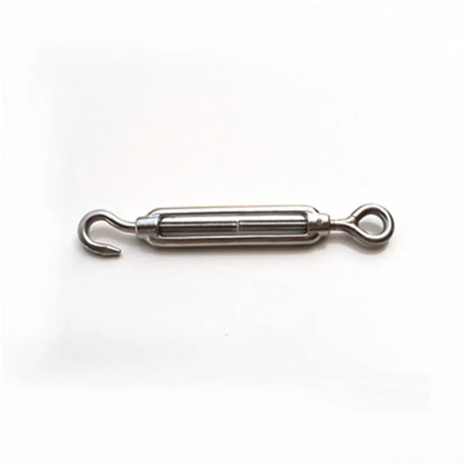 YDHSIKK Turnbuckle Wire Tensioner, Turnbuckle Wire Tensioner Hook Eye M6-M18 Silver For Climbing Plants(M16)