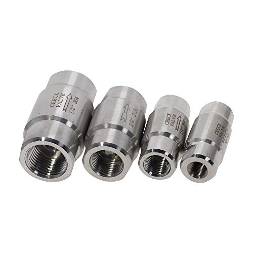 Vanne haute pression inox 304 filetée 3/8 pouce pour fluide eau gaz DN10 - 6