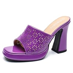 Purple Patent Hollow Out