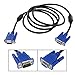axGear VGA Male to Female Extension Cable Video LED Monitor Wire M-F 10Ft 3M 10 Ft