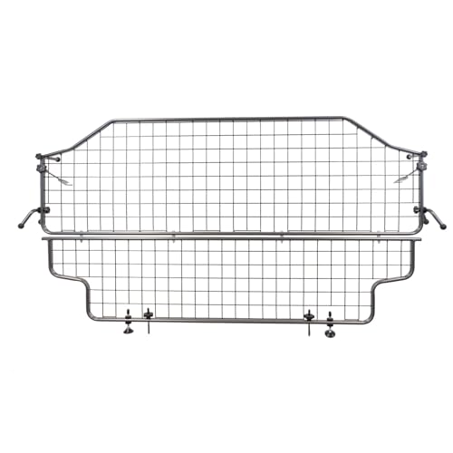 Travall Dog Barrier for Honda Pilot (2015-) Tailored Fit Luggage Barrier Load Seperator Heavy Duty Powder Coated Steel Pet Barrier Mesh Cage Car Seat Compatible