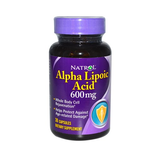 NATROL ALPHA LIPOIC ACID 600MG, 30 CAP, EA-1