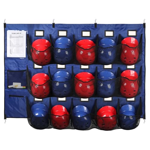 Baseball Dugout Organizer for Helmets Gloves Bats