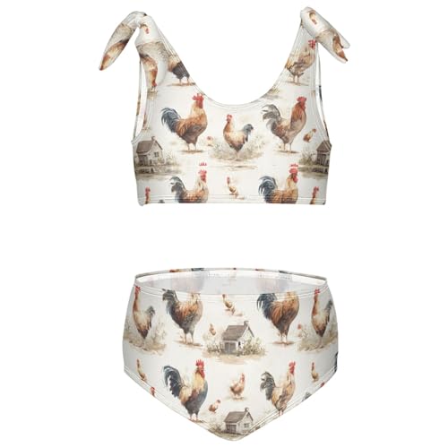 Image of Boccsty Summer Girls Swimsuits Kids Bikini Sets 2 Pcs Bathing Suit for 3T-12T