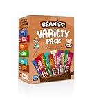 Beanies Mixed Flavoured Instant Coffee 12 Sachets with 12 Different Flavours in a variety pack, Freeze-Dried Granules, Premium Taste, Nut-Free, Rich in Flavour, Low-Calorie, Gluten-Free, Vegan