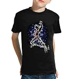 Camiseta de NIÑOS NIÑAS Zodiaco Saint Caballeros Manga Anime Dragon Pegaso Leo 012 3-4 Años
