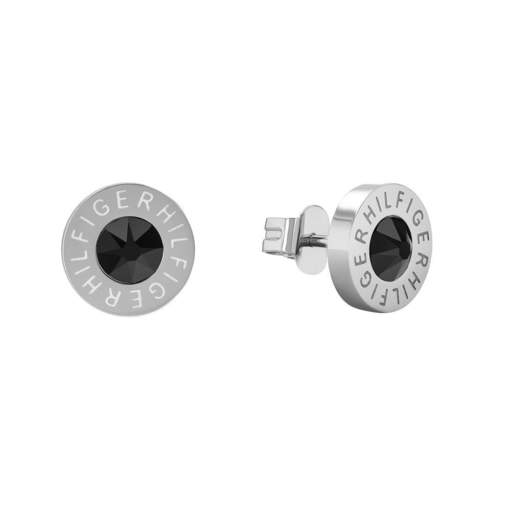 Tommy Hilfiger Jewelry Pendientes de botón para Hombre de Acero inoxidable con cristales - 2790379