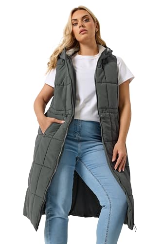 Image of Yours Curve Midi Gilet - Women's - Plus Size Curve